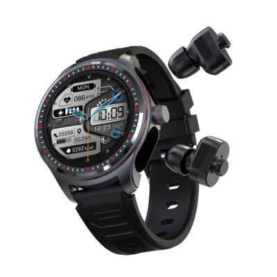 Men Smart Watch with Earbuds In Bluetooth Bracelet Headset For Android  iOS