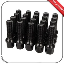 20 Set 14x1.5 Lug Nuts 17mm Hex For Audi A3 A4 S3 S5 Q3 Q7 Volkswagen Passat