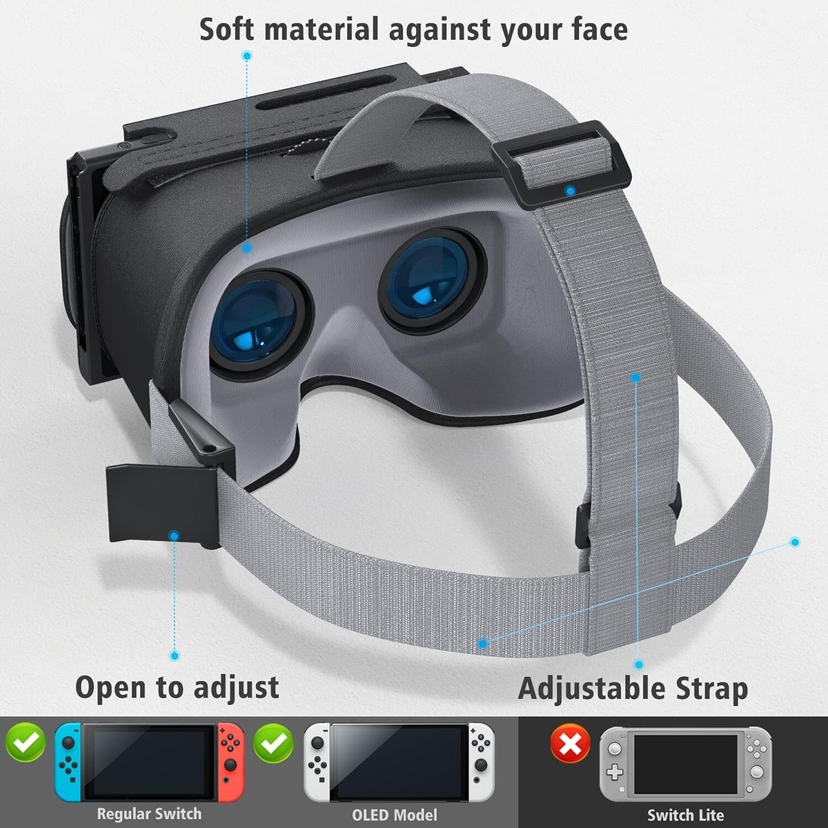 Switch VR Headset Compatible with Nintendo Switch OLED