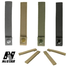 NcSTAR CVMS301 Tactical MOLLE PALS Modular Gear Pouch Straps 4 Pack 4" or 6"