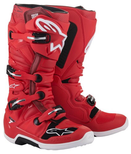 Alpinestars Tech 7 MX Boots Red 8 | eBay