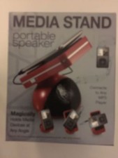 MEDIA STAND PORTABLE SPENCER  BRAND NEW  RED