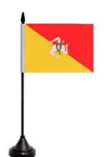 Italy Sicily Table Flag - Polyester