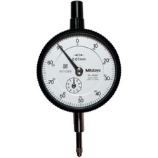 Mitutoyo 2046A Dial Indicator 10mm 0.01mm Range, Dial Gauge, Lug Back