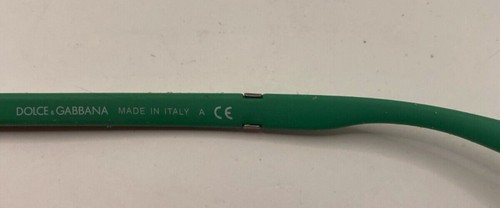 DOLCE & GABBANA EYEGLASSES FRAMES ONLY DG1281-1288 Gunmetal Green 53-16-145 - Picture 6 of 8