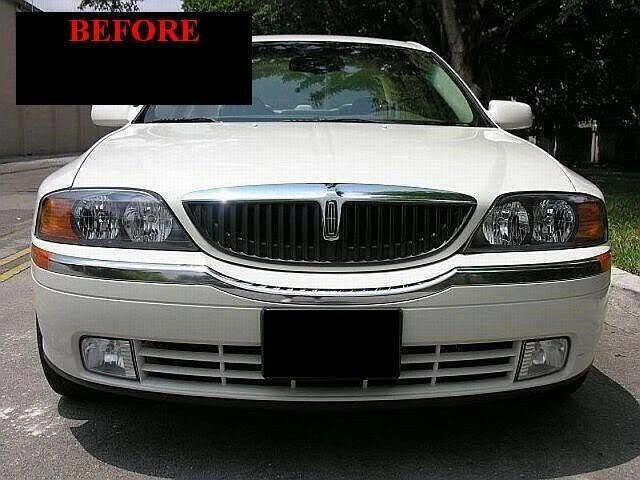 2000 - 2006 年林肯 LS CHROME GRILL GRILLE TRIM 2001 2002 2003 2004 2005 00 01 02 — 第 3/4 张图片