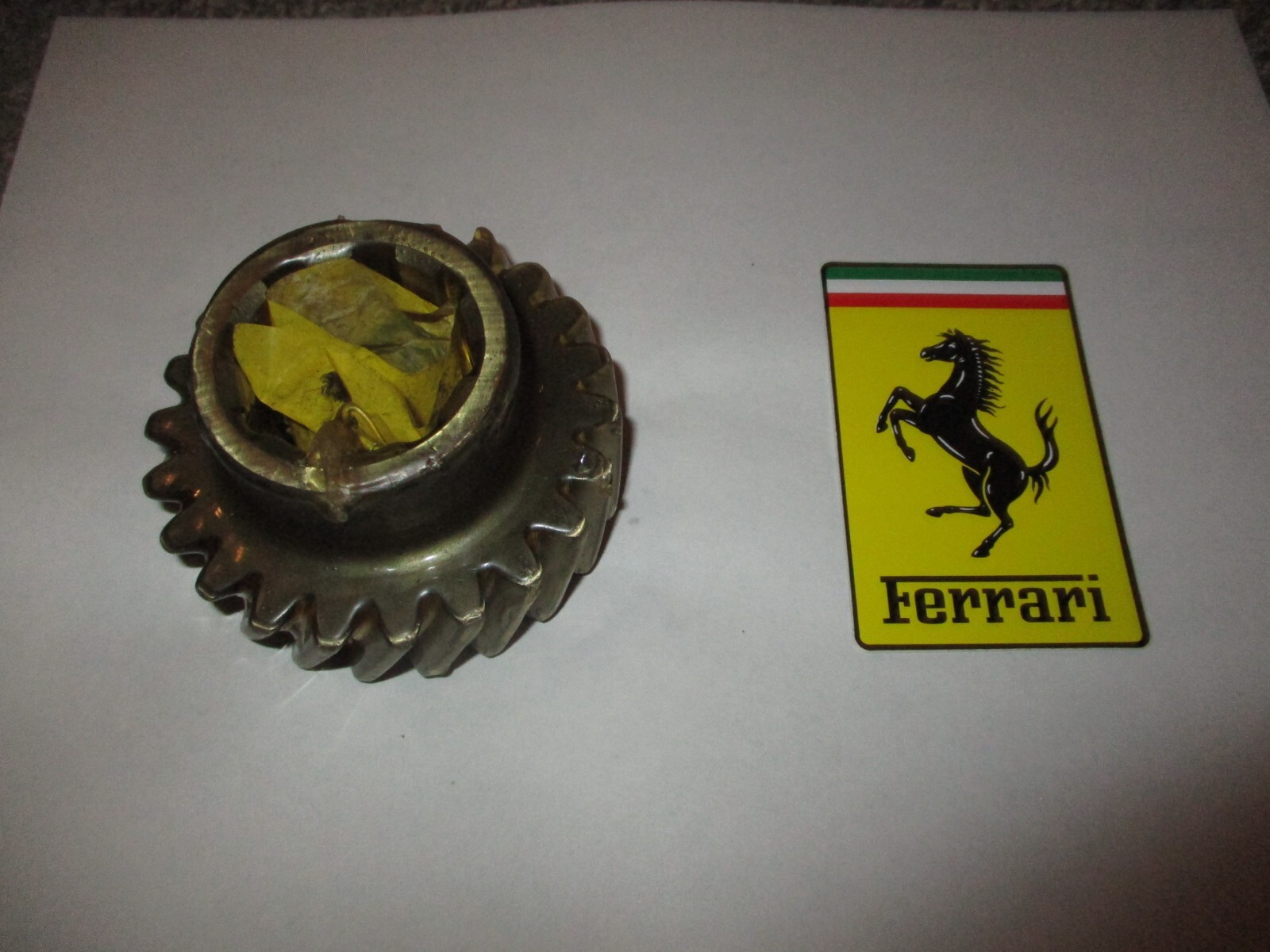 Ferrari Testarossa TR Engine Transmission Lay Shaft 5th Fifth Gear_123125_OEM