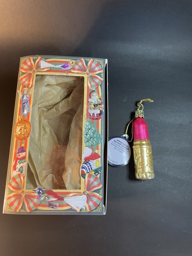 Inge Glas Lipstick Ornament Germany - Picture 2 of 10