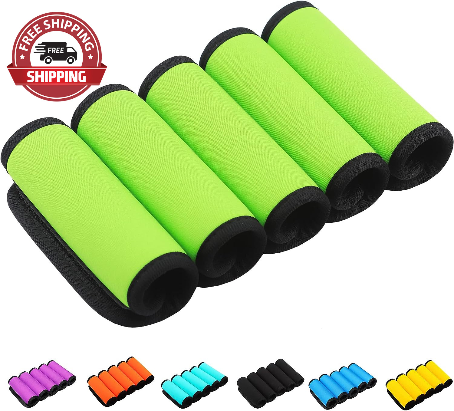 Xioioix Luggage Handle Wrap-Neoprene Luggage Identifiers for Suitcases Unique Br