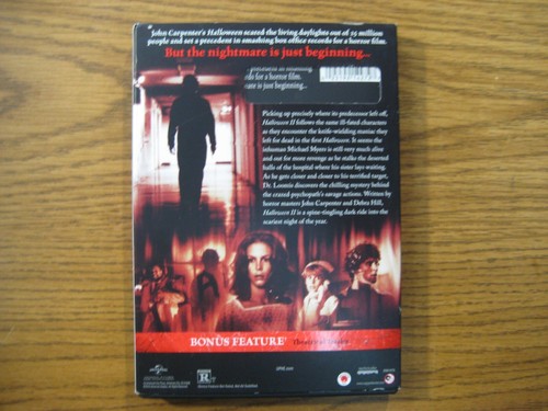 Halloween II 2 2001 Limited Ed. Glow In The Dark Slipcover Art Horror Film DVD - Picture 2 of 5