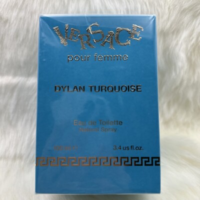 Versace Dylan Turquoise for Women 3.4 fl.oz Eau de Toilette Spray NIB -AUTHENTIC