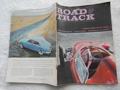 ROAD & TRACK  Magazine- APRIL,1960-FORMULA JUNIOR BUYER'S GUIDE