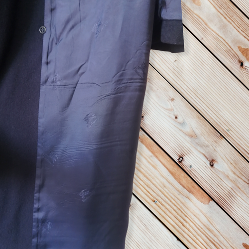 Vintage Burberry Prorsum Double-Breasted Women's Jacket Coat/Overcoat Dark Blue - Picture 8 of 10