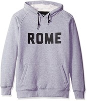 Rome Snowboards Men S Plus Size Riding Pullover Heather Grey Medium Rome Snowboards Men S Plus Size Riding Pullover Heather Grey Medium
