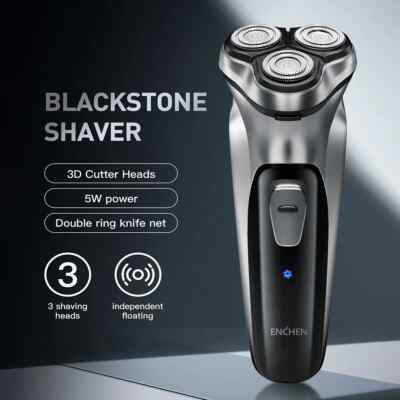 Electric Shaver Razor Trimmer Rotary Rechargeable Beard Men 3D Barber *20% OFF*