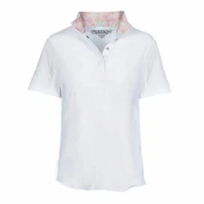 Ovation Ellie Child's Tech Show Shirt Short Sleeve - Tropical Palms