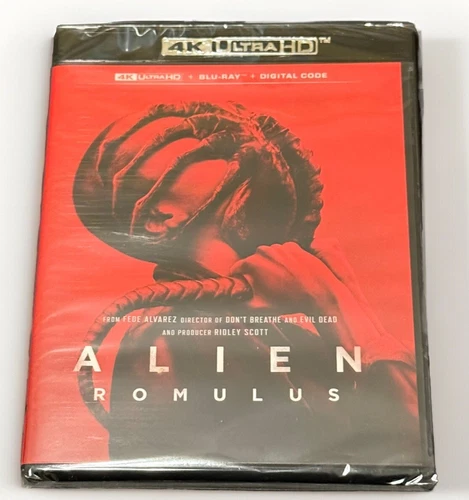 New Alien: Romulus 4K Ultra HD + Blu-ray + Digital No Slipcovers