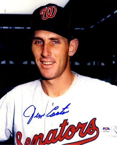 Jim Coates autographed signed 8x10 photo MLB Washington Senators PSA COA - 第 1/1 張圖片
