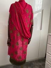 asian pakistani shalwar kameez unstitched suit. NEW SALE PRICE.