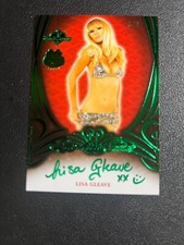 Benchwarmer 2022 Emerald Archive 2015 Green Foil Autograph Lisa Gleave 2/3