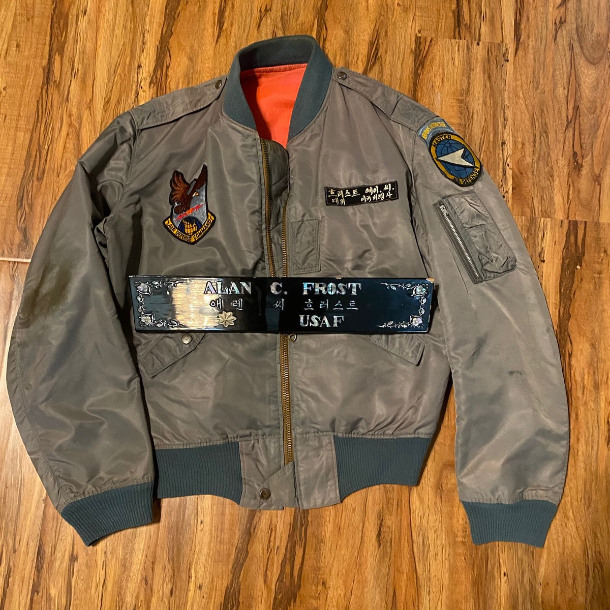 Vietnam War US Air Force Experimental L-2B Flight Jacket Patched