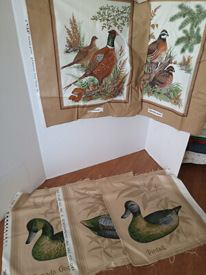 5 VIP SCREEN PRINT CRANSTON CRAFTS QUAIL PHEASANT GOOSE PINTAIL GREENTAIL TEAL