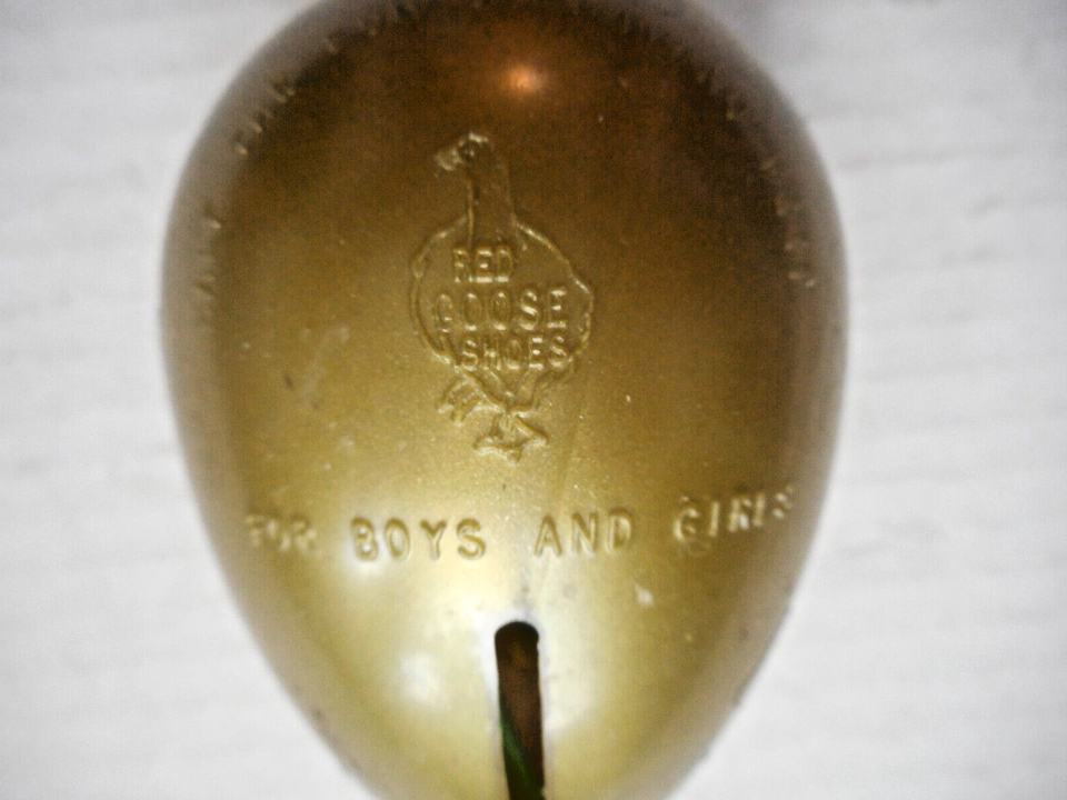Vintage Red Goose Shoes Golden Egg Bank Premium Give Away Candy & Toys