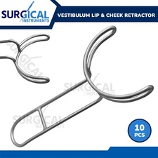 Vestibulum Lip & Cheek Retractor Dental Surgical Instruments German Grade