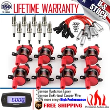 D585 Ignition Coil+Spark Plug+Wire For Chevy Silverado GMC LS1 LS3 4.8 5.3 6.0L