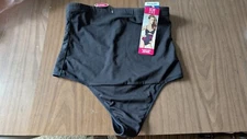 NWT Black FLEXEES High Waist Thong Panty Brief Shaper Size XL