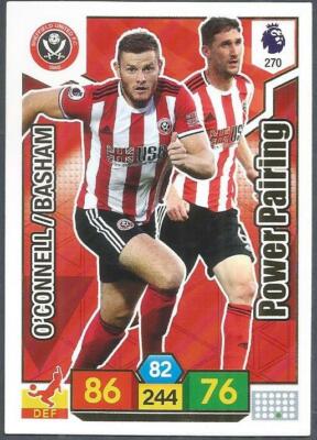 PANINI ADRENALYN XL 2019-20-#270-SHEFFIELD UNITED-POWER PAIRING-O'CONNELL/BASHAM