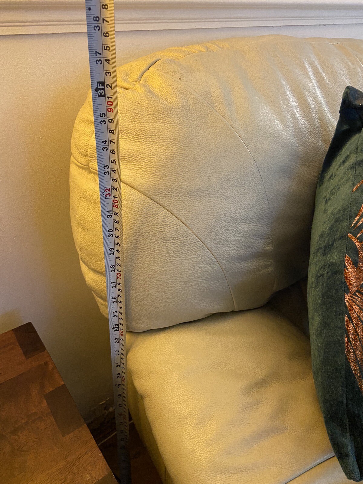 2 Seater White Leather Sofa eBay