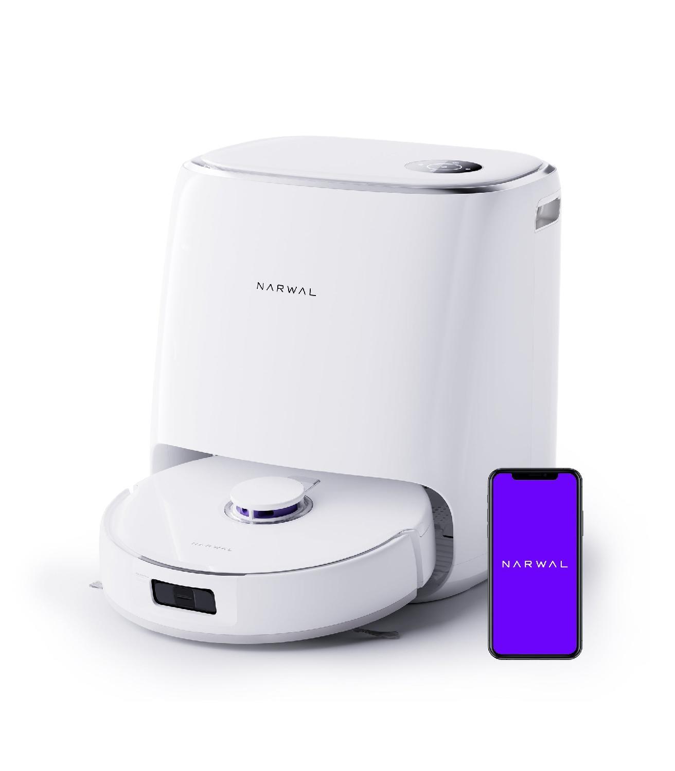 NARWAL Robot Aspirapolvere Lava e Aspira 210 Min 8200 Pa 4,5L FREO X ULTRA WH