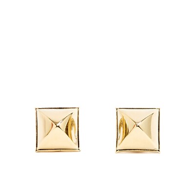 Hermès 2000 Boucles d'oreille Clips CDC Medor Golden Earrings Clips Hermes