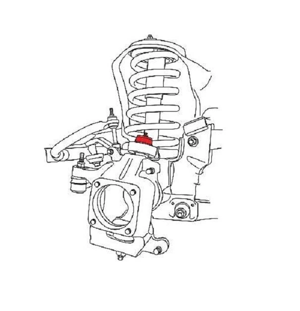 Junta de pasador de desplazamiento delantero SPC 1,5° PARA 2003-2022 Dodge RAM 1500 2500 3500 TRACCIÓN TRASERA 4x4 Foto 2 de 2