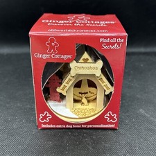 Old Word Christmas Ginger Cottages Chihuahua K9102 Ornament, Multi  81001 