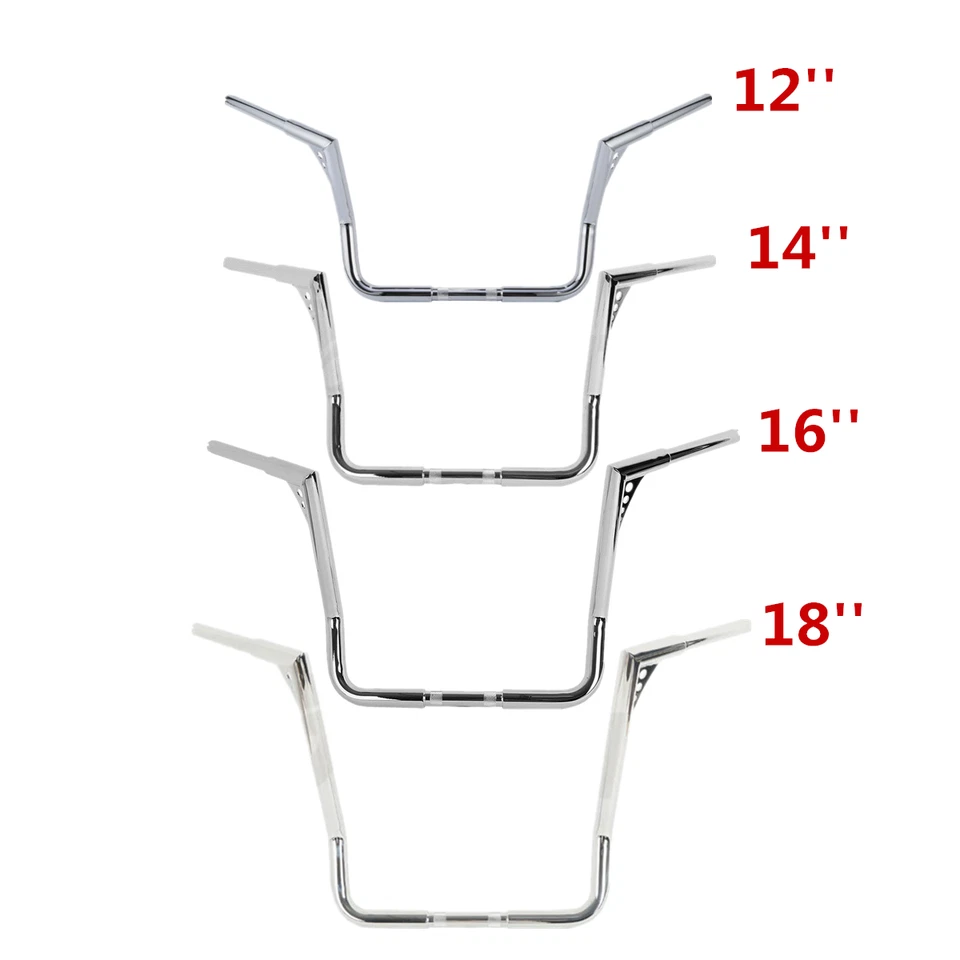 12 14 16" 18" cabide de elevação macaco guidão para Harley Touring Electra Street Glide - Imagem 3 de 4