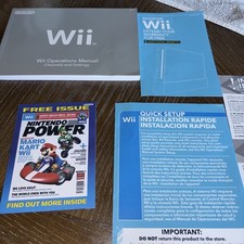 Nintendo Wii Console Operations Manual Channels and Settings Manual Only TLC6733