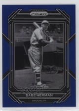 2023 Panini Prizm Blue Prizm 62/149 Babe Herman #221 02l6