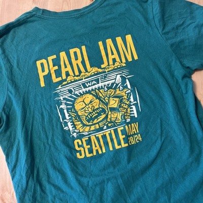Pearl Jam 2024 Seattle Concert T-Shirt Mens Size L 5-28-24  Troll
