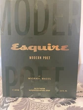Michael Malul Men’s EDP 3.4oz 100ml NIB ESQUIRE SERIES Modern Poet