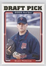 2005 Topps Draft Pick Glen Perkins #672 0a1