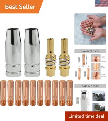 Upgrade Your Welding with 14 PCS MB15 AK MIG Torch Accessory Kit - Quality Parts
