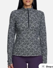 SPYDER Core Pullover Zip Jacket, Fleece Size Small Pickets