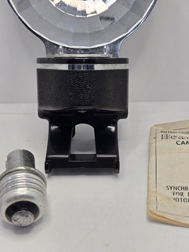 Beacon Camera Flash Unit Vintage Photography Accessory with Original Manual - Picture 5 of 12