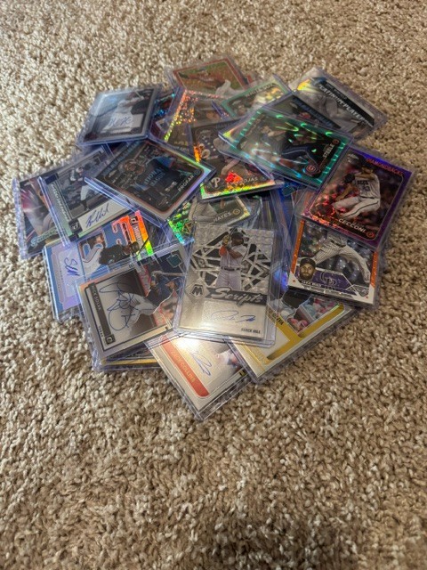 1 Baseball Random Card - Auto or #'d or Parallel or Insert or Base Card - Q12
