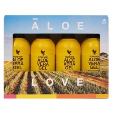 Forever Aloe Gel 4 × 1L – Aloe Vera Gel – Für Verdauung & Wohlbefinde-MFD 07/27
