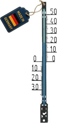 TFA Dostmann Analoges Außenthermometer wetterfest große Skala schwarz
