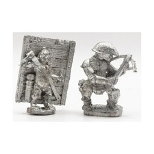 Lot Fantasy Loose Mini Orc Crossbowman w/Goblin Shield Bearer #1 NM