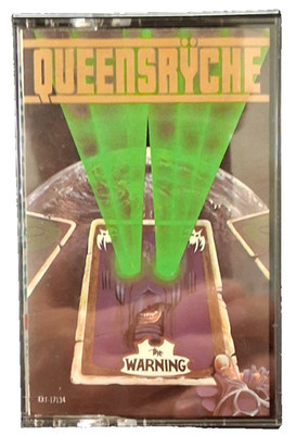 QUEENSRYCHE THE WARNING 4XT-17134 CLASSIC ROCK MUSIC CASSETTE TAPE 1984 VINTAGE
